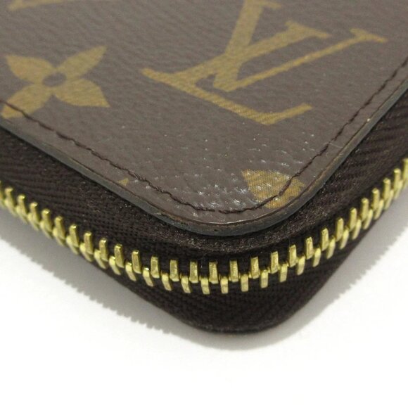 Auth LOUIS VUITTON Zippy Wallet M41896 Coquelicot Monogram - RFID : confirmed - Picture 7 of 12